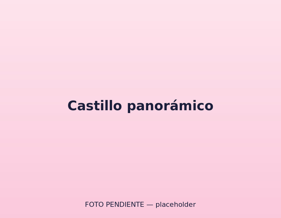 Castillo hinchable en la zona de aventuras
